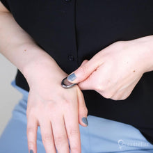 Load image into Gallery viewer, SAEEYCUE Authentic Terahertz Stone Eyes Facial Gua Sha Massager Scraping Tools Energy Beauty Tools