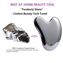 Load image into Gallery viewer, SAEEYCUE Authentic Terahertz Stone Gua Sha Set Massager Scraping Tools Facial Energy Beauty Tools