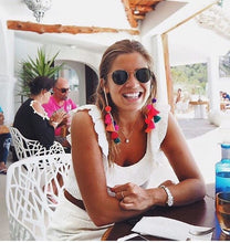 Load image into Gallery viewer, Boho Tassel Sunglasses Chain Mask Chain
