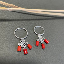 Load image into Gallery viewer, Infinite Knot Earrings Endless Knot Silver Earrings