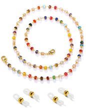 Load image into Gallery viewer, Rainbow Beads Sunglasses Chain Mask Chain