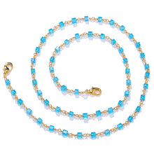 Load image into Gallery viewer, Blue Beads Sunglasses Chain Mask Chain