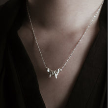 Load image into Gallery viewer, Butterfly Bone Silver Necklace - Unique & Distinctive Style