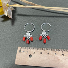 Load image into Gallery viewer, Infinite Knot Earrings Endless Knot Silver Earrings