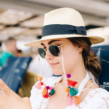 Load image into Gallery viewer, Boho Tassel Sunglasses Chain Mask Chain