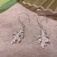 Load image into Gallery viewer, Fern Earrings Sterling Silver Leaf Earrings