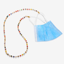 Load image into Gallery viewer, Rainbow Beads Sunglasses Chain Mask Chain