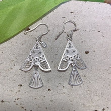 Load image into Gallery viewer, SANLUYI Ethnic Fine Silver Fish shaped Earrings