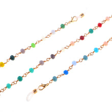 Load image into Gallery viewer, Colorful Beaded Eyeglass Chain Sunglass Holder Mask Chain