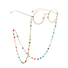 Load image into Gallery viewer, Colorful Beaded Eyeglass Chain Sunglass Holder Mask Chain
