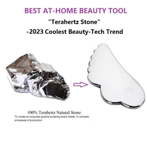 SAEEYCUE Terahertz Stone Facial Gua Sha Massager Energy Beauty Tools