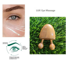 Load image into Gallery viewer, Authentic Green Sandalwood Eye Roller Facial Massage Tool for Eyes Face Nose and Jawline
