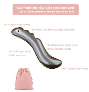 Genuine Sibin Bian Stone Gua Sha Facial Body Massage Tools 5A Quality Lymphatic Drainage Massage Tool