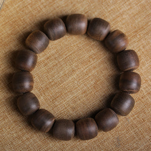Wild Agarwood Bracelet from Cambodia 99% sinking grade Kynam 12mm Beads