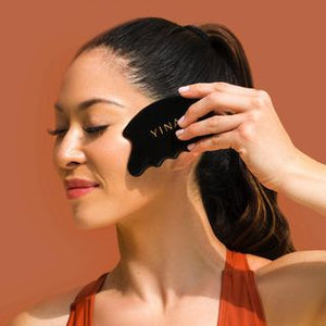 Genuine Sibin Bian Stone Gua Sha Facial Body Massage Tools