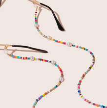 Load image into Gallery viewer, Colorful Beaded Natural Pearls Eyeglass Chain Sunglass Holder Mask Chain
