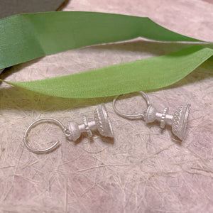 SANLUYI Minimalist Ethnic Silver Earrings