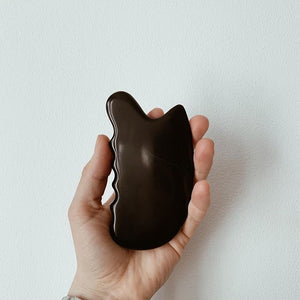 Genuine Sibin Bian Stone Gua Sha Facial Body Massage Tools