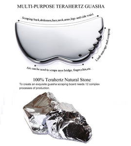SAEEYCUE Authentic Terahertz Stone Gua Sha Scraping Tools Facial Energy Beauty Tools