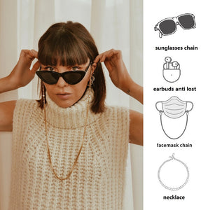 CHIC MINIMAILIST Sunglasses Chain Mask Chain