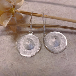 SANLUYI Hat-shaped Sterling Silver Earrings