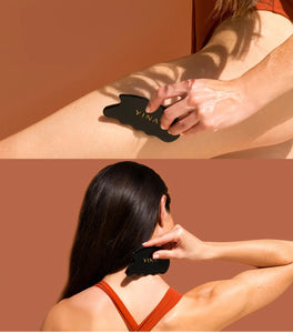 Genuine Sibin Bian Stone Gua Sha Facial Body Massage Tools