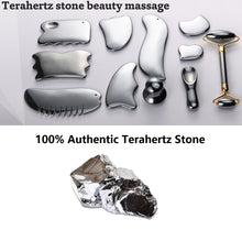 Load image into Gallery viewer, SAEEYCUE Terahertz Stone Gua Sha Scraping Tools Facial Energy Beauty Tools
