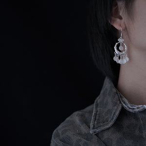 Sterling Silver Ethnic Earrings Boho Style